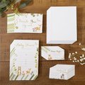 Kate Aspen Kate Aspen 28531NA 7 x 5.3 x 0.02 in. Woodland Baby Shower Invitation & Thank You Bundle Card; Green & White - Set of 25 28531NA